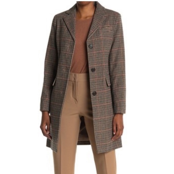 lauren ralph lauren houndstooth coat